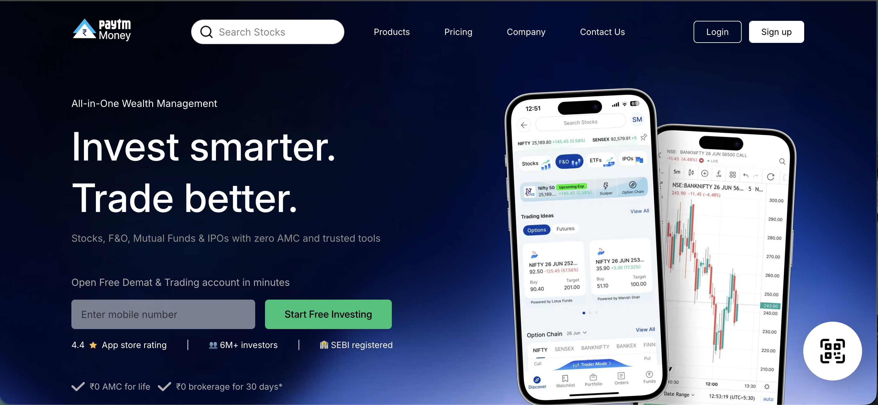 Paytm money website